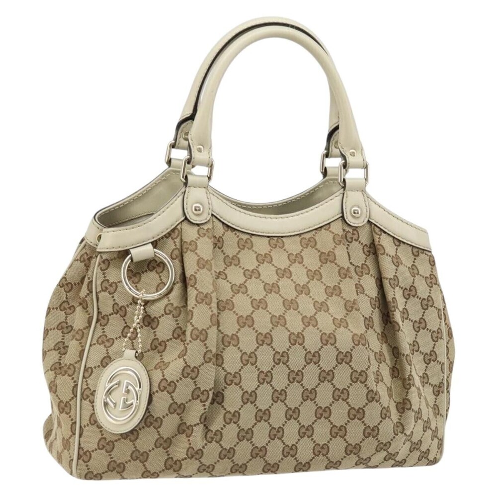 Gucci Sukey Tote GG Canvas and leather Medium